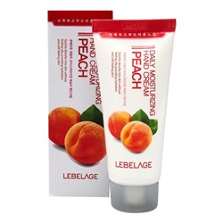 Lebelage Крем для рук для питания и увлажнения кожи рук с экстрактом персика / Daily Moisturizing Peach Hand Cream, 100 мл