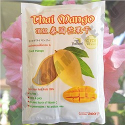 Тайский сухофрукт "Манго" Otop Dried Mango 200 гр.