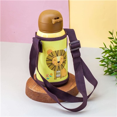 Термос "Cute lion", brown (550 ml)