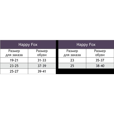Happy Fox, Женские носки Happy Fox