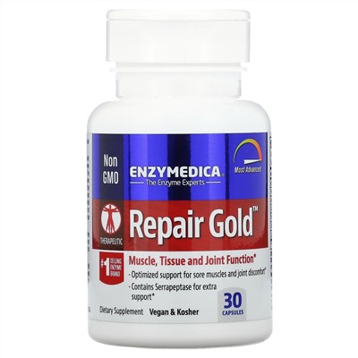Enzymedica, Repair Gold, 30 капсул