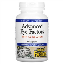 Natural Factors, Advanced Eye Factors, 60 капсул