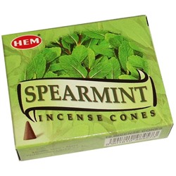 Благовония конусы Мята (Spearmint) НЕМ