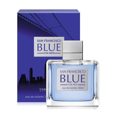 Туалетная вода мужская RM San Francisco Blue, 100 мл