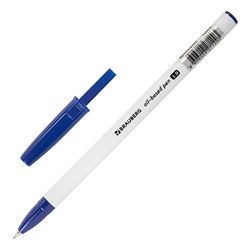 Ручка шариковая масляная Brauberg (Брауберг) Sick Medium, синяя, пишущий узел 1 мм, линия письма 0,5 мм