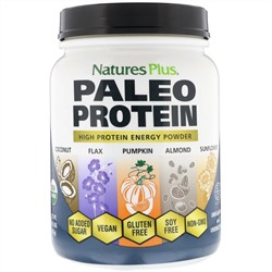 Nature's Plus, Paleo Protein Powder, палеопротеиновый порошок, без ароматизаторов и подсластителей, 675 г (1,49 фунта)