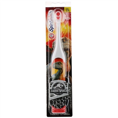 Arm & Hammer, Kid's Spinbrush, «Мир Юрского периода», мягкая, 1 зубная щетка на батарейках