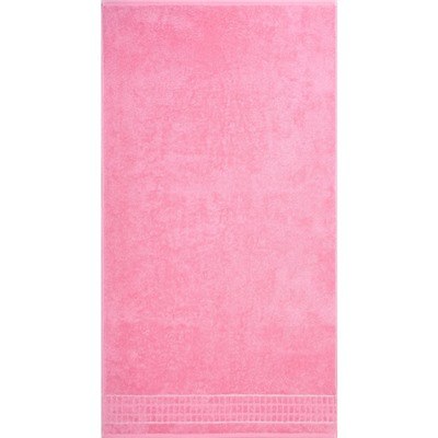Полотенце махровое «Megapolis» 70х130 см, цвет розовый, 390 гр/м2