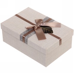Коробка подарочная "Для любимых", цвет белый, 21*14*8 см