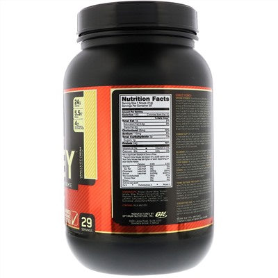 Optimum Nutrition, Gold Standard 100% Whey, сыворотка со вкусом ванильного мороженого, 907 г (2 фунта)