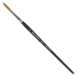 Кисть художественная профессиональная BRAUBERG ART “CLASSIC“, синтетика мягкая, под колонок, круглая, № 5, короткая ручка