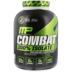 MusclePharm, Combat 100% Isolate, ваниль, 5 фунтов (2268 г)