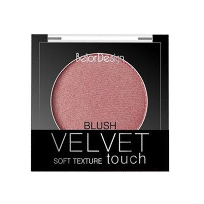 Румяна для лица Belor Design Party Velvet Touch, тон 102 розово-персиковый
