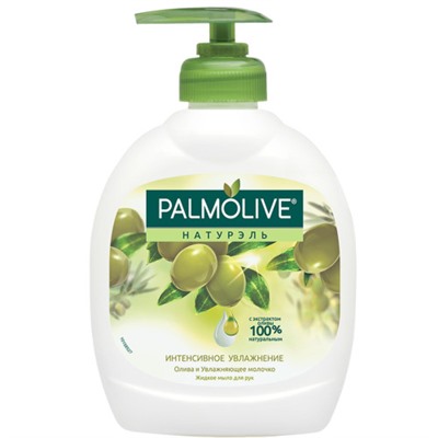 Жидкое мыло Palmolive (Палмолив) Натурэль Интенсивное Увлажнение «Олива и Увлажняющее молочко», 300 мл