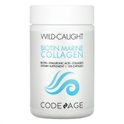 CodeAge, Wild Caught, Biotin Marine Collagen, 120 Capsules