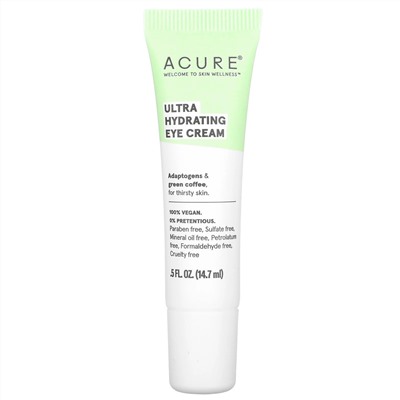 Acure, Ultra Hydrating, Eye Cream, 0.5 fl oz (14.7 ml)