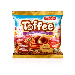 Мягкая карамель "Toffee" в шоколаде, 2 вида 250 г В наличии