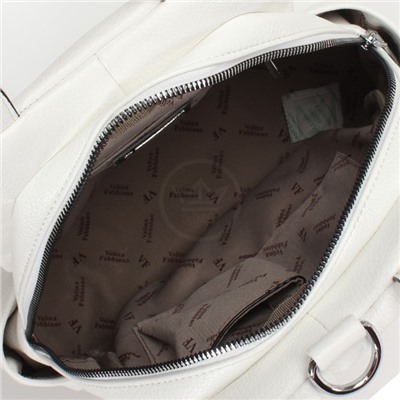 Сумка женская искусственная кожа VF-592290 (рюкзак), 1отд, 2внут+4внеш/карм, белый 235670