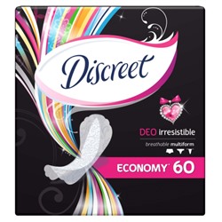 Прокладки ежедневные Discreet (Дискрит) Deo Irresistible Multiform 60 шт