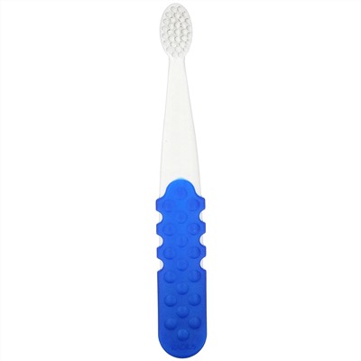 RADIUS, Totz Plus Brush, 3+ Years, Extra Soft, White/Blue, 1 Toothbrush