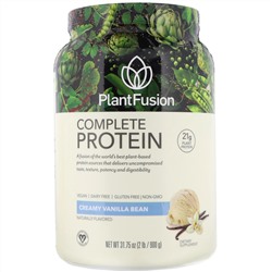 PlantFusion, Complete Protein, сливочная ваниль, 900 г (2 фунта)