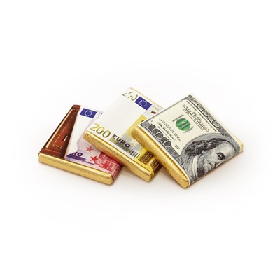 Мини-шоколад ассорти "cash нал" 200 г Отсутствует
