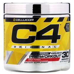 Cellucor, C4 Original Explosive, предтренировочный комплекс, фруктовый пунш, 195 г (6,88 г)