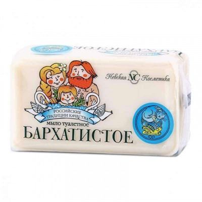 Туалетное мыло Невская Косметика Бархатистое, 140 г