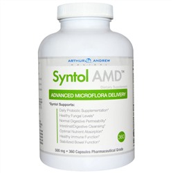 Arthur Andrew Medical, Syntol AMD, Advanced Микрофлора Доставка, 500 мг, 360 капсул