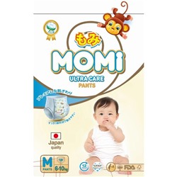 Подгузники-трусики MOMI Ultra Care, M (6-10 кг), 58 шт