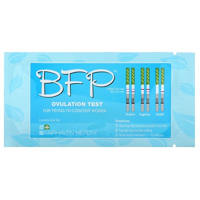 Fairhaven Health, BFP, Ovulation & Pregnancy Test Strips, 40 Ovulation & 10 Pregnancy Tests