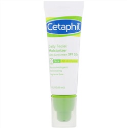 Cetaphil, Дневной увлажняющий крем для лица с SPF 50+, 50 мл