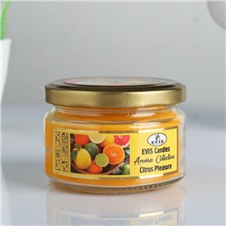 Свеча в банке "CITRUS PLEASURE ", ароматизированная, 315 г