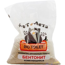 Наполнитель для кошачьего туалета "КотЛета" Бентонит 5л