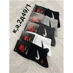 НОСКИ МУЖСКИЕ NIKE 10 ПАР РАЗНОГО ЦВЕТА, код 6196004