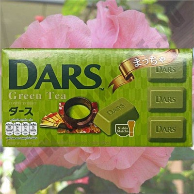 Зеленый молочный шоколад с чаем Матча Morinaga Dars Green Tea