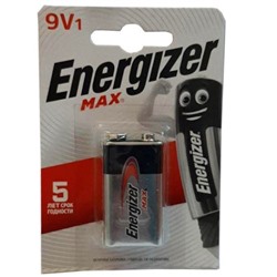 Батарейка Energizer (Энерджайзер), крона, 6LR61 Max