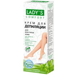 Крем для депиляции АртКолор Lady's «Алоэ Вера и витамин Е» для всех типов кожи, 100 мл