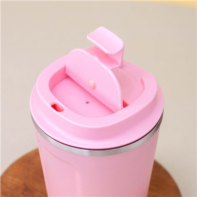 Термокружка Mini coffee, pink (380 ml)