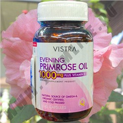 Масло Примулы Вечерней с витамином Е Vistra Primrose Oil