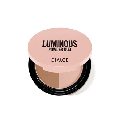 Пудра компактная двухцветная Divage Luminous Powder Duo № 01