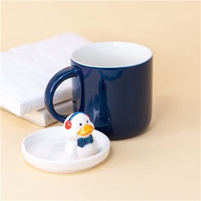 Кружка "Cute duck", blue (400 ml)