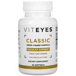 Viteyes, Classic Macular Support, AREDS 2 Based Formula, 60 Softgels