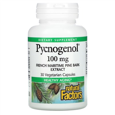 Natural Factors, Pycnogenol, 100 mg, 30 Vegetarian Capsules