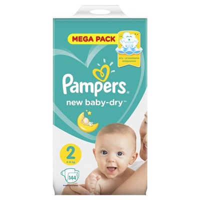 Подгузники Pampers New Baby Mini (4-8 кг), 144 шт