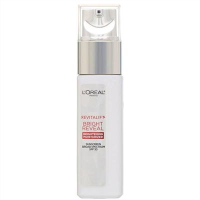 L'Oreal, Revitalift Bright Reveal, Brightening Day Moisturizer, SPF 30, 1 fl oz (30 ml)