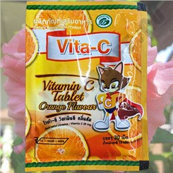 Витамин С с Апельсиновым вкусом Vita-C Vitamin C Tablet Orange