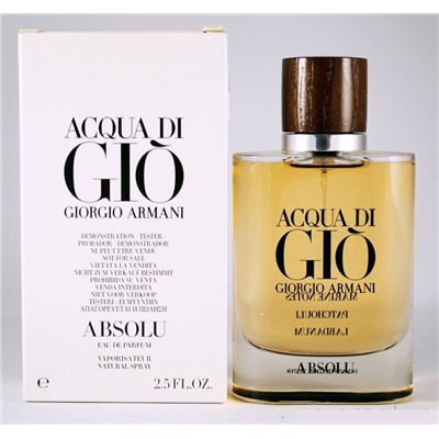 Тестер Giorgio Armani Acqua di Gio Absolu Pour Homme 125 ml