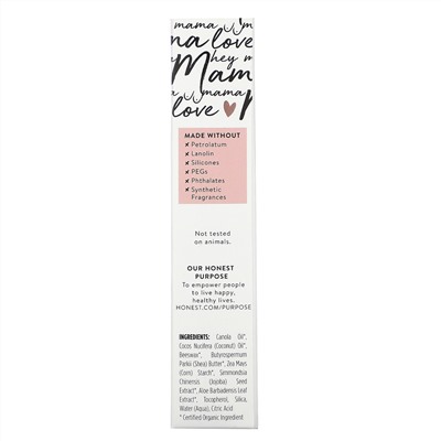 The Honest Company, Calm Your Nip Balm, Unscented , 1.75 oz (50 g)