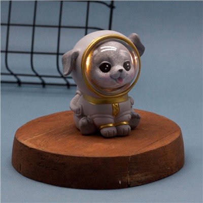 Ночник "Dog space suit", gray